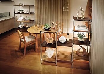 ホームエレクター ブランチシェルフ ダークブラウン 4枚 W600 × D450 ホームエレクター ブランチシェルフ ダークブラウン 4枚 W600 × D450